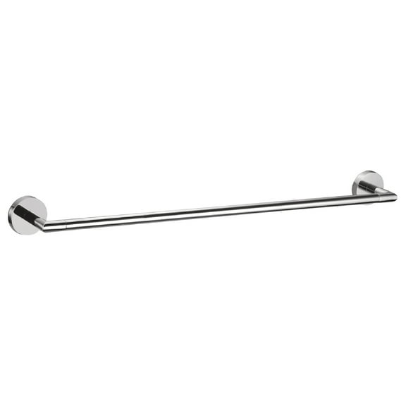 Design House Graz 24" Wall Mount Towel Bar, Polished Chrome