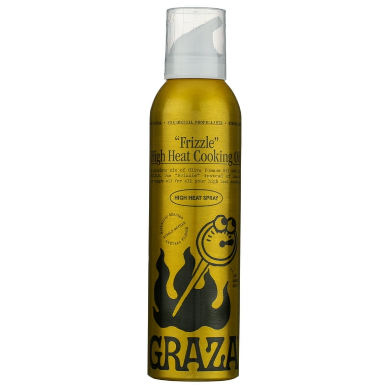 Graza, Frizzle High Heat Cooking Spray, 5oz, Neutral Olive Oil