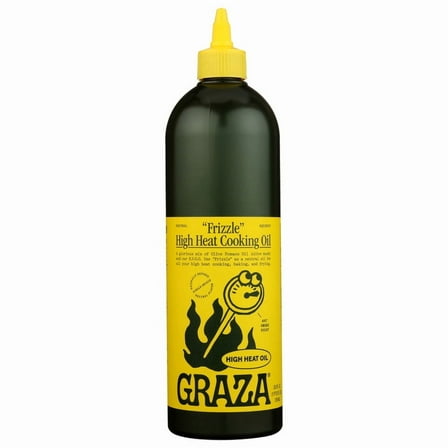 Graza Frizzle Squeeze Bottle for High Heat Cooking, 750ml