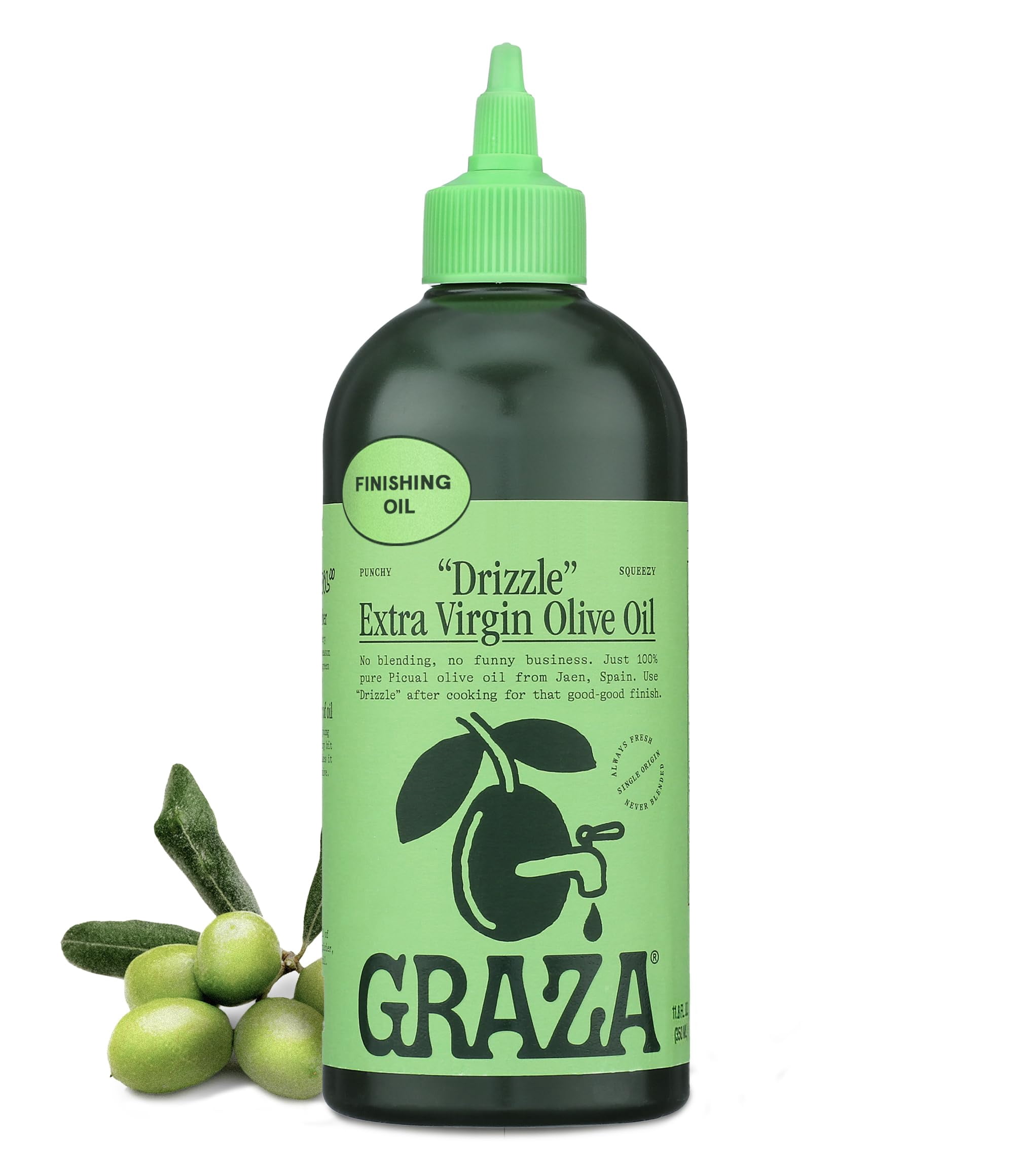 Graza Drizzle Extra Virgin DEF29 Olive Oil, Finishing Oil - High ...