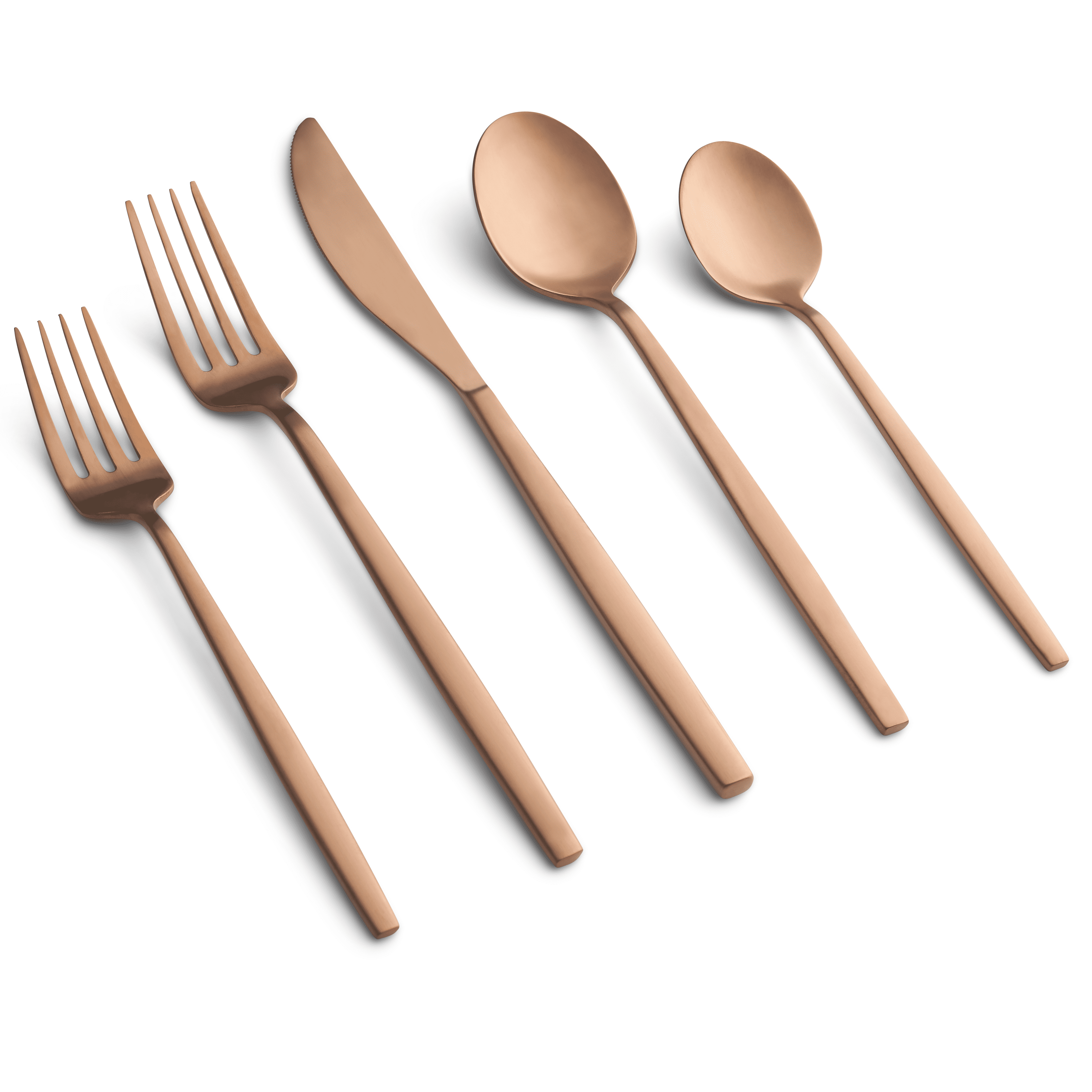 Hammered Rose Gold 6 Piece Set with Glass Lids 8”, 10” and 12