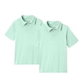 thumbnail image 1 of Grblisyd 2 Pack Girls Polo Shirt School Uniform Polo for Girls Casual Soft Short Sleeve Classic Collared Shirt Back to School Clothes, 1 of 6