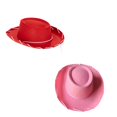 thumbnail image 1 of Grblisyd 2 Pack Kids Cowboy Hat with Rope, Western Large Party Hat, Non-Woven Fabric Wide Brim for Costume Play, 1 of 3