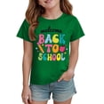 thumbnail image 1 of Grblisyd Back to School Boys Girls Shirts Kids Letter Print Short Sleeve Tops Casual Crewneck Tees 5-14 Years, 1 of 4
