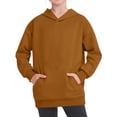 thumbnail image 1 of Grblisyd Boys Girls Fashion Hoodies Kids Solid Color Long Sleeve Hooded Sweatshirts with Pocket 5-12 Years, 1 of 6