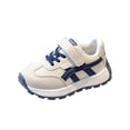 thumbnail image 1 of Grblisyd Boys Girls Retro Mesh Patchwork Sneakers Hook and Loop Lightweight Non‑Slip Athletic Running Shoes for Little Kids Casual Outdoor Playtime, 1 of 6