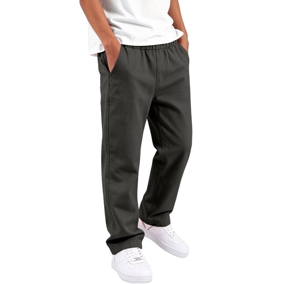 Grblisyd Boys Joggers Pants Kids Casual Elastic Waist Pull On Cuffed Sweatpants Back to School Clothes