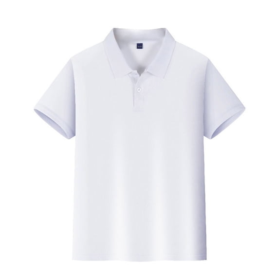 Grblisyd Boys' School Uniform Short Sleeve Polo Shirt Button Closure Comfortable & Soft Fabric Back to School Clothes
