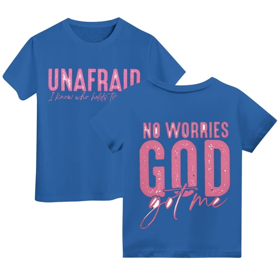 Grblisyd Christian Shirts for Girls Loose Kids Jesus Shirt Letter God Shirt Christian Graphic Inspirational Religious Short Sleeve Crew Neck Tee Top