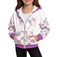 thumbnail image 1 of Grblisyd Christmas Zip Up Hoodies for Girls Kids Long Sleeve Comfy Jackets Hooded Sweatshirt for Fall Everyday Wear, 1 of 6