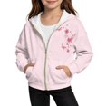 thumbnail image 1 of Grblisyd Christmas Zip Up Hoodies for Girls Kids Long Sleeve Comfy Jackets Hooded Sweatshirt for Fall Everyday Wear, 1 of 6