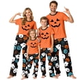 thumbnail image 1 of Grblisyd Family Halloween Pajamas Matching Sets 2 Pcs Pjs Short Sleeve Halloween Costumes, 1 of 8