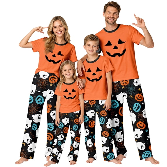 Grblisyd Family Halloween Pajamas Matching Sets 2 Pcs Pjs Short Sleeve Halloween Costumes