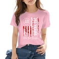 thumbnail image 1 of Grblisyd Girls 250 Anniversary USA Shirts 250 Year American Flag Tshirt Girls Patriotic Short Sleeve Crewneck Tee 4th of July Top, 1 of 5