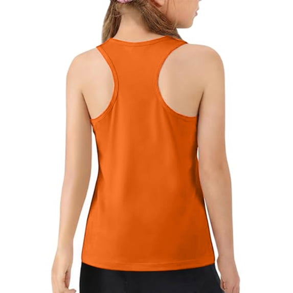 Grblisyd Girls Athletic Tank Tops Kids Racerback Sleeveless Workout Running Sports Shirts 1-13 Years