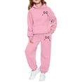 thumbnail image 1 of Grblisyd Girls Boys 2 Pcs Tracksuit Athletic Sweatsuits Sets Hooded Sweatshirt and Jogger Sweatpants Clothing Sets for Kids, 1 of 4