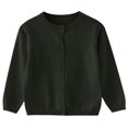 thumbnail image 1 of Grblisyd Girls Button Down Cardigan Kids Long Sleeve Crewneck Uniform Knit Sweater, 1 of 4