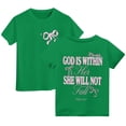 thumbnail image 1 of Grblisyd Girls Christian Shirs Bow Letter Jesus Faith Shirts for Kids God is Within Her Bible Verse Religious Cute Graphic Tees Short Sleeve Crew Neck Tops, 1 of 3