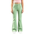 thumbnail image 1 of Grblisyd Girls Flare Leg Uniform Pants High Waist Dress Bell Bottoms with Pockets Kids School Stretch Pants for Teen, 1 of 4