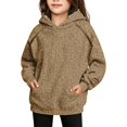 thumbnail image 1 of Grblisyd Girls Hoodies Cute Leopard Print Pullover Sweatshirts Fashion Casual Long Sleeve Fall Top, 1 of 5