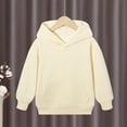 thumbnail image 1 of Grblisyd Girls Hoodies Size 10-12 Dressy Casual Long Sleeve Oversized Fashion Hooded Sweatshirts Y2k 2025 Fall Hoodie Shirts Kids Clothes Girls Size 10-12 Beige 130, 1 of 4