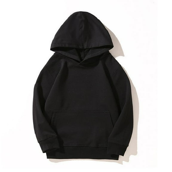 Grblisyd Girls Hoodies Size 10-12 Dressy Casual Long Sleeve Preppy Fashion Hooded Sweatshirts Y2k Winter Sweaters Preppy Clothes for Girls 10-12 Black 150