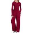 thumbnail image 1 of Grblisyd Girls Outfits 2 Piece Long Sleeve Shirt Tops Casual Pants Fall Winter Clothes for Teen Tween Girls 7-13 Years, 1 of 3