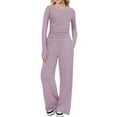 thumbnail image 1 of Grblisyd Girls Outfits Fall Sweatshirt and Sweatpants Sweatsuit Sets Kids Fashion Tracksuit Two Piece Outfits Pullover Tops and Pants with Pockets, 1 of 3