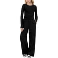 thumbnail image 1 of Grblisyd Girls Outfits Fall Sweatshirt and Sweatpants Sweatsuit Sets Kids Fashion Tracksuit Two Piece Outfits Pullover Tops and Pants with Pockets, 1 of 3