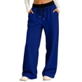 thumbnail image 1 of Grblisyd Girls Oversized Wide Leg Sweatpants Kids Baggy Trousers Drawstring Waist Straight Leg Track Pants, 1 of 6