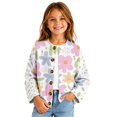 thumbnail image 1 of Grblisyd Girls Sweater Cardigans Fall Knit Button Long Sleeve Cardigan Kids Soft Lightweight Tops for Daily Wear, 1 of 6