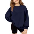 thumbnail image 1 of Grblisyd Girls Sweatshirt Crewneck Fall Sweater Breathable Soft Casual Long Sleeve Shirts for Outdoor and Daily Wear, 1 of 3
