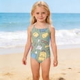 thumbnail image 1 of Grblisyd Girls Swimsuits Quick Dry Crossback One Piece Beach Swimwear Bathing Suit with Adjustable Strap 4-13Years, 1 of 6