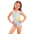 thumbnail image 1 of Grblisyd Girls Swimsuits Size 10-12 Cute Cartoon Raceback One Piece Swimwear Crew Neck Beach Bathing Suit, 1 of 6