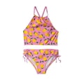 thumbnail image 1 of Grblisyd Girls Swimsuits Size 10-12 Fruit Print Beach Sport Halter Tankini 2-Piece Bathing Suit, 1 of 2