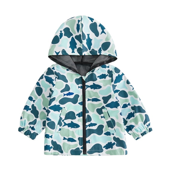 Grblisyd Girls Windbreaker Jacket Zip Up Hoodie Long Sleeve Fleece Sweatshirt Casual Fashion Fall Winter Camouflage Coats