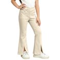 thumbnail image 1 of Grblisyd Girls Yoga Flare Pants School Uniform Pant Fashion Cross High Waisted Bell Bottom Leggings With Pocket, 1 of 6