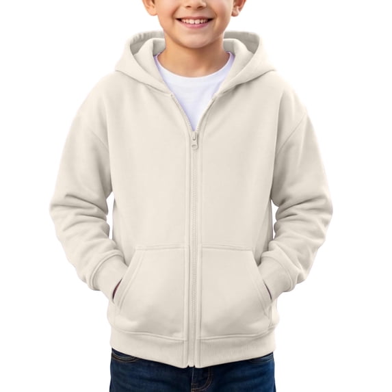 Grblisyd Girls and Boys Zip Up Hoodies Teen Full-Zip Sweatshirts Jacket Casual Fall Hoodie with Pocket