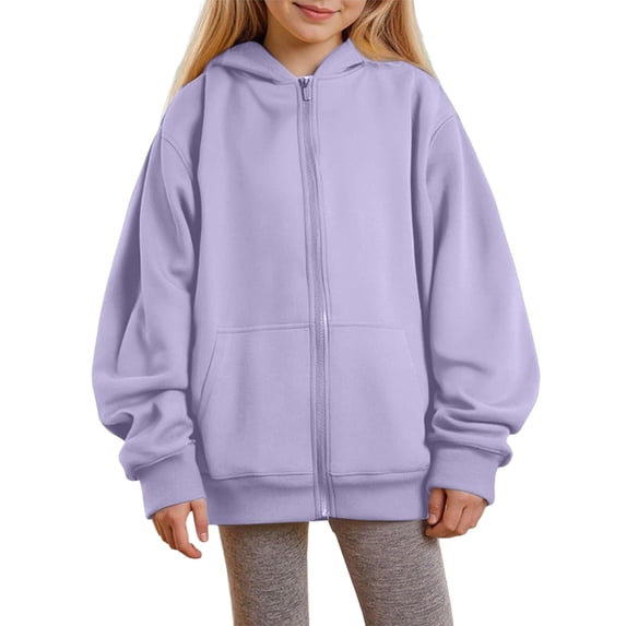 Grblisyd Hoodie For Boys Fall Winter Trendy Long Sleeve Zip Up Hooded Sweatshirt Cute Preppy Teens Clothes