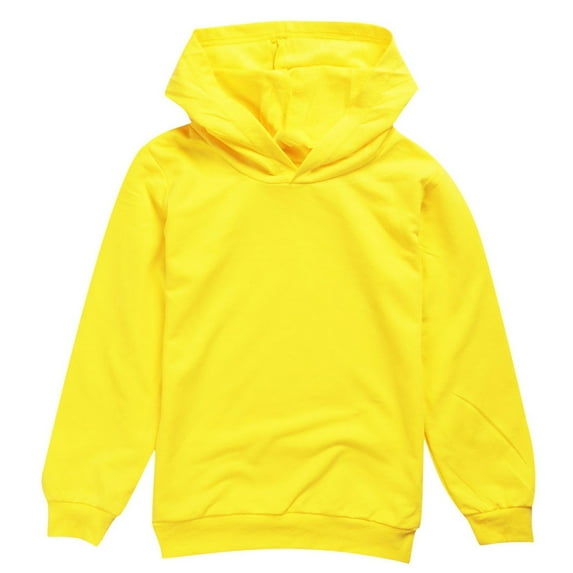 Grblisyd Hoodies for Teen Girls Boys 10-12 Girls Sweatshirt Youth Long Sleeve Y2K Tween Tops Cute Graphic Hoodie Drawstring Pullover Kids Clothes Yellow 170