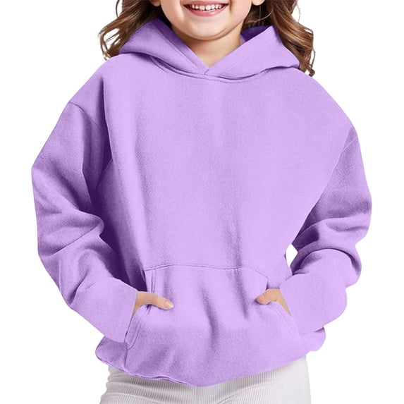 Grblisyd Hoodies for Girls Unisex Loose Sweatshirts Casual Long Sleeve Pullover Tops with Pockets