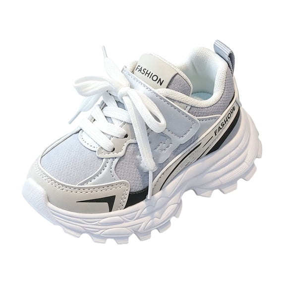 Grblisyd Shoesfor Girls Boys Chunky Trainers Athletic Sports Sneakers Soft Fashion Outdoor Kids Tennis Platform Walking Running