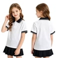 thumbnail image 1 of Grblisyd Shool Uniform Shirts for Girls Quick Dry Short Sleeve Polo Shirts with Button for Boys Athletic Golf Tennis Tops Back To School, 1 of 5