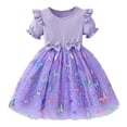 thumbnail image 1 of Grblisyd Toddler Tutu Dress Little Girls Fluffy Summer Dresses Casual Party Butterfly Tulle Sundress for Kids 2-6Y, 1 of 3