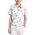 thumbnail image 1 of Grblisyd Uniform Shirts for Girls Fashion School Uniform Short Sleeve Polo Shirt Button Closure Back to School Tops, 1 of 6