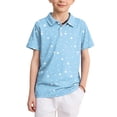 thumbnail image 1 of Grblisyd Uniform Shirts for Girls Fashion School Uniform Short Sleeve Polo Shirt Button Closure Back to School Tops, 1 of 6