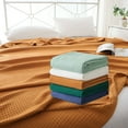 thumbnail image 1 of Grdabklz Waffle Throw Blanket Soft Lightweight Breathable Blankets for Bed Couch Home 43.3x59.05 Inches Cozy Throw Blanket Soft Bed Blanket, 1 of 9