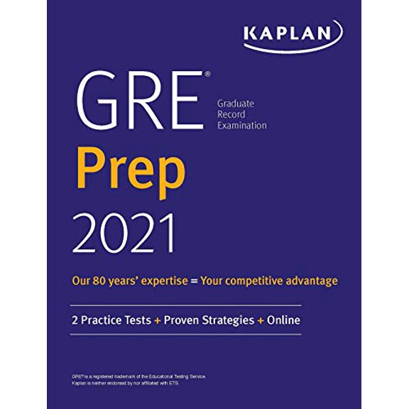 Gre Prep 2021 [Paperback] Kaplan Test Prep