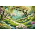 thumbnail image 1 of Gre Spring Pink Sakura Backdrop Cherry Blossom Forest Photo Shoot Studio Background Gard Park Photography Supplier, 1 of 8