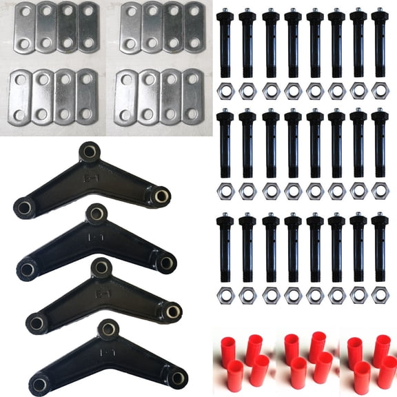 Greasable Tri Axle Trailer Spring Suspension Rebuild Kit Camper Repair Wet Bolt